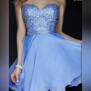 Sherri Hill Strapless Dress